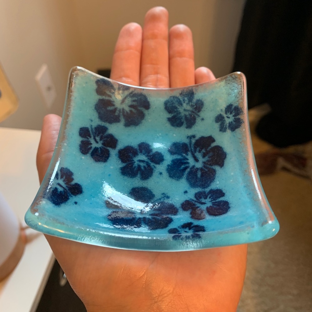 Floral Trinket Dish